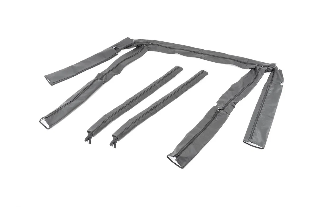 12203115 – MASTERTOP Roll Bar Cover, Black Denim Fabric With Padding